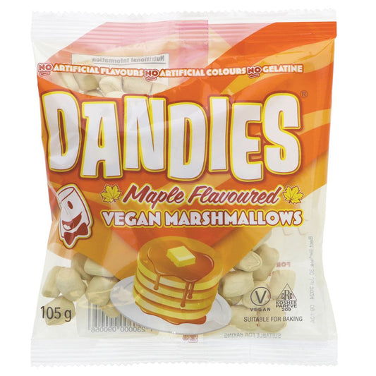 Dandies Maple Flavoured Marshmallows 105g