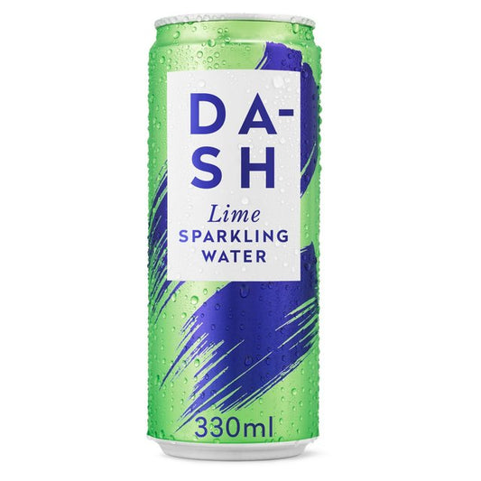 Dash Sparkling Water Lime Infused 330ml