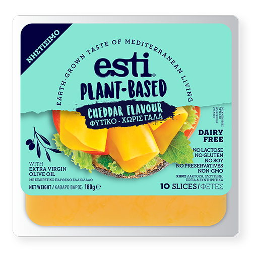 Esti Cheddar Flavour Slices 180g