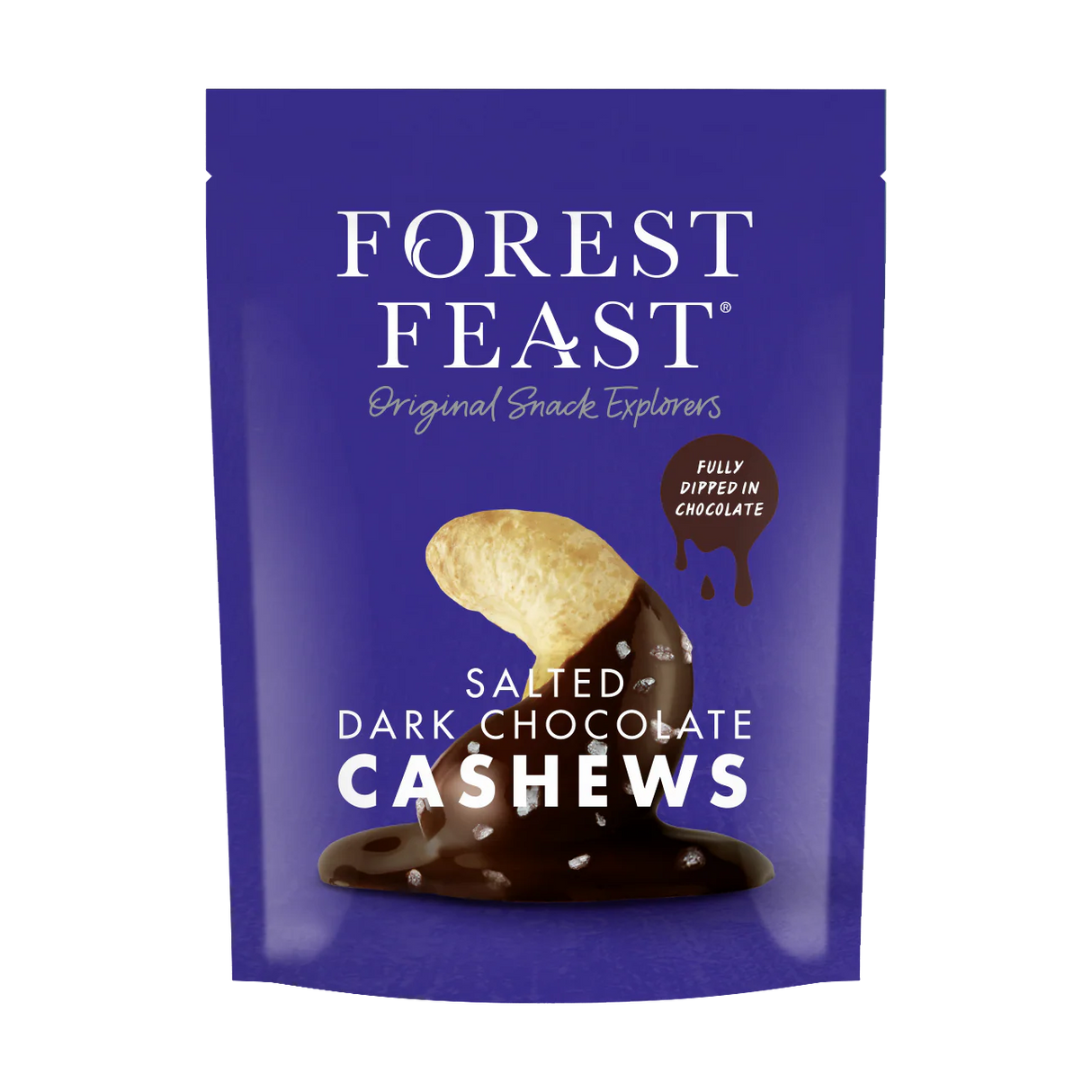 Forest Feast Salted Dark Choc Cashews 120g