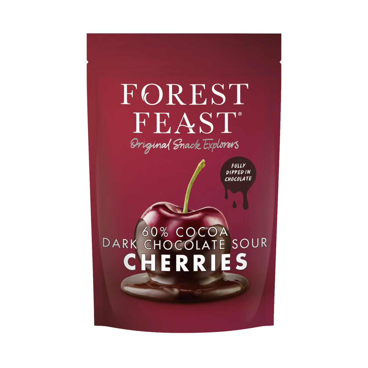 Forest Feast Dark Choc Cherries 100g