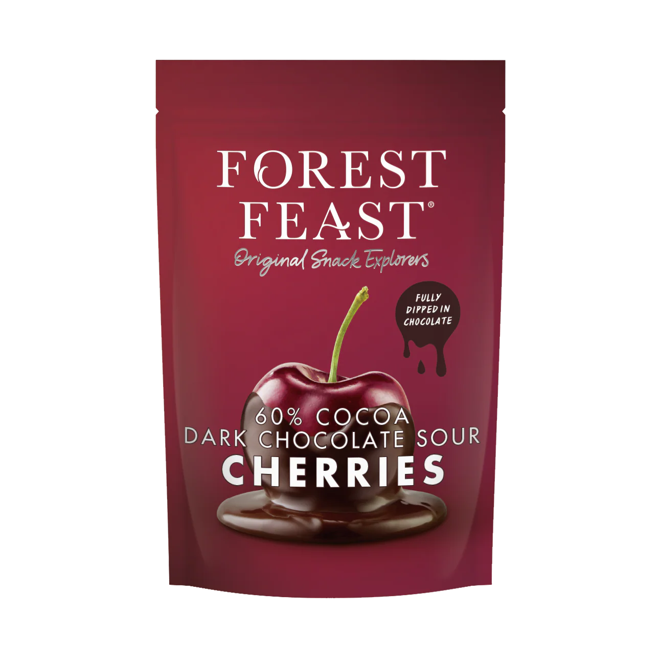 Forest Feast Dark Choc Cherries 100g