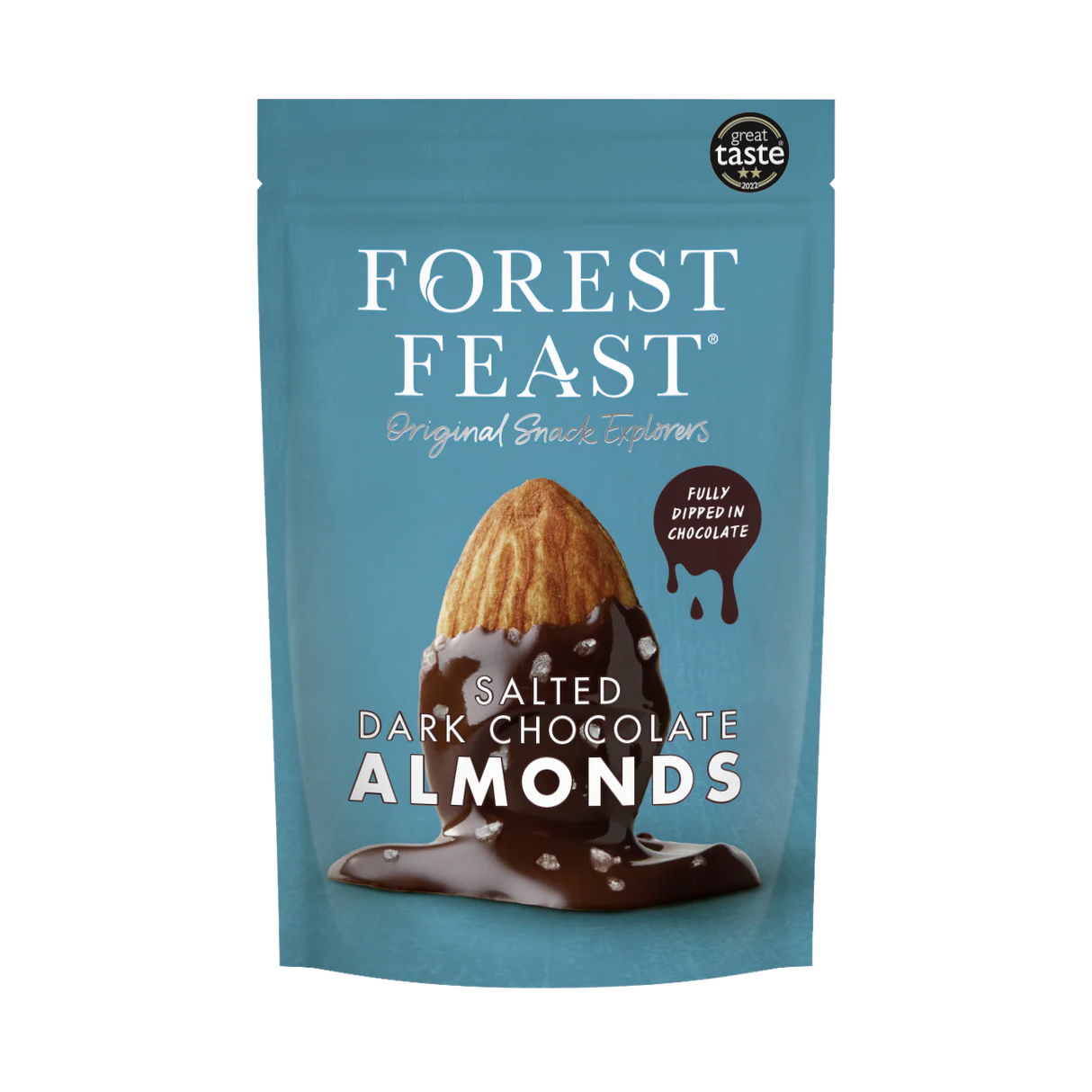 Forest Feast Dark Choc Almonds 120g