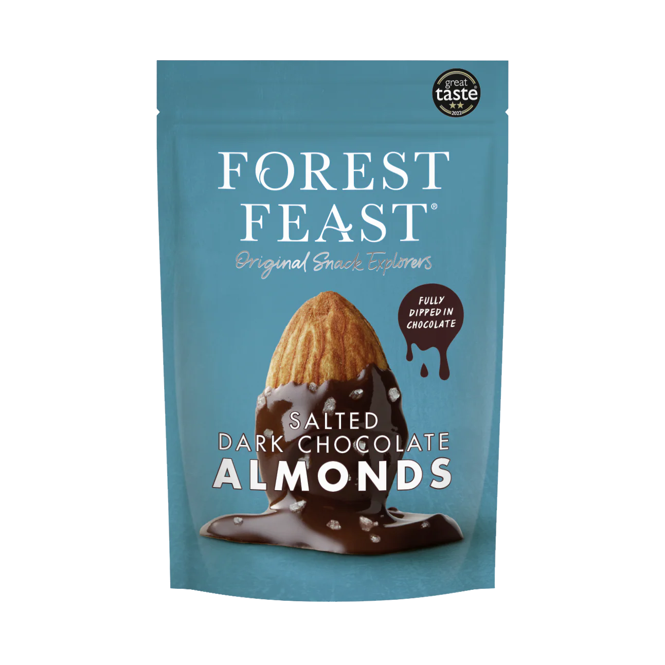 Forest Feast Dark Choc Almonds 120g