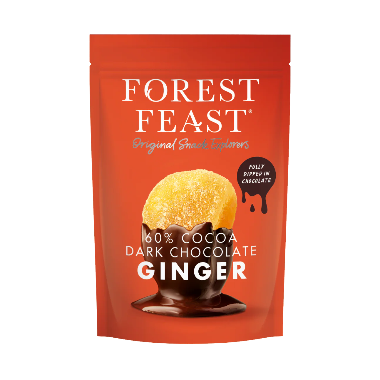 Forest Feast Dark Choc Ginger 130g