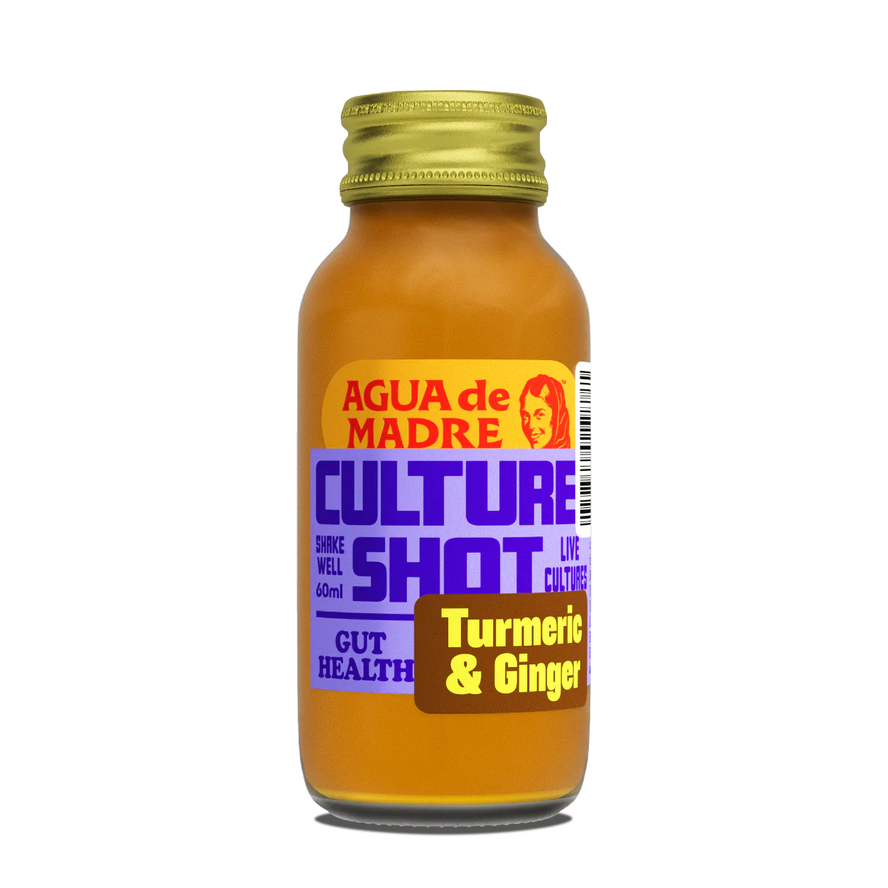 Agua de Madre Ginger & Turmeric Culture Shot 60ml