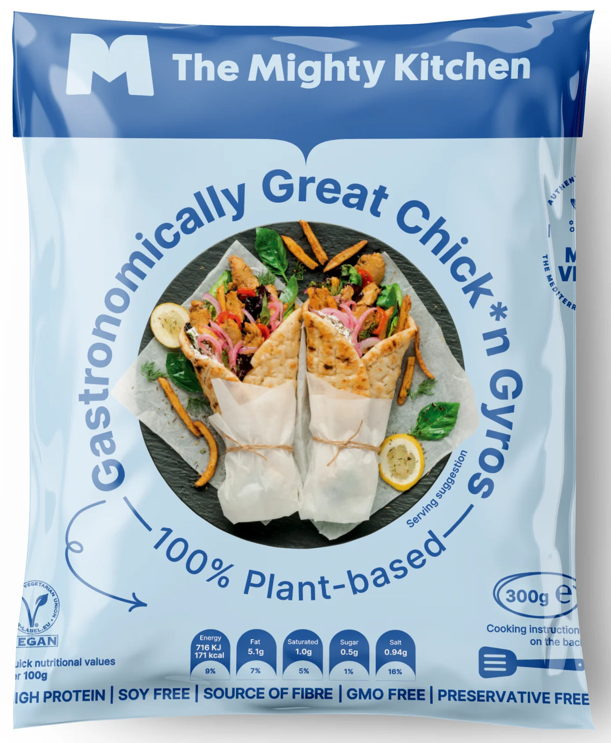 The Mighty Kitchen Chick*n Gyros 300g