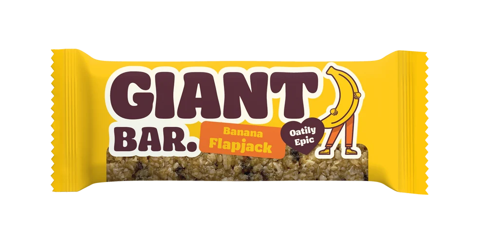 Giant Bar Banana Flapjack 90g