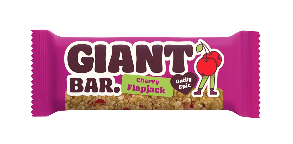 Giant Bar Cherry Flapjack 90g