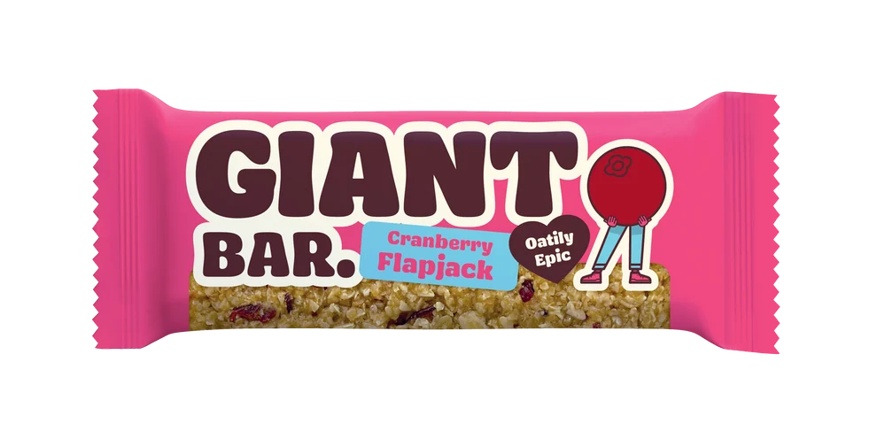 Giant Bar Cranberry Flapjack 90g