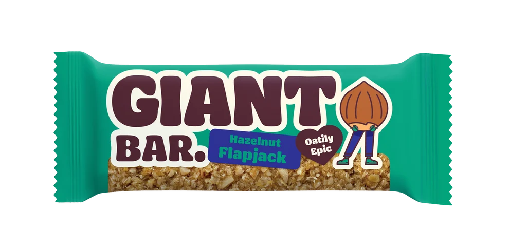 Giant Bar Hazelnut Flapjack 90g