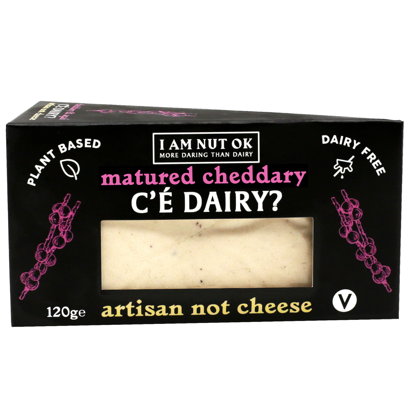 I AM NUT OK C’e Dairy? Mature Cheddar Style 120g
