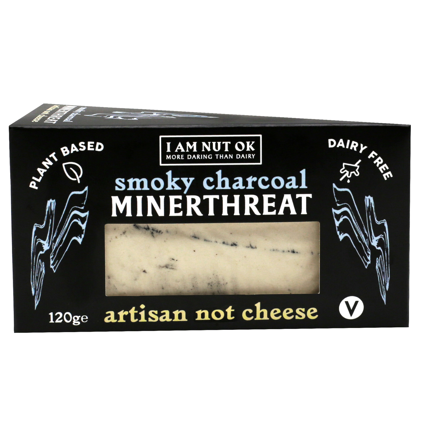 I AM NUT OK - MinerThreat - Smoky Charcoal - Vegan Cheese 115g