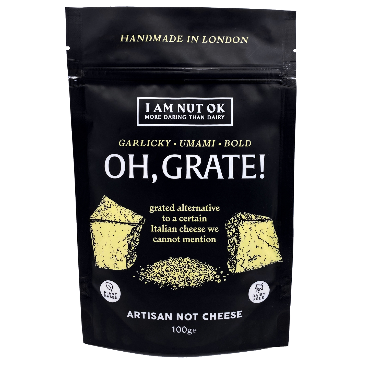 I AM NUT OK Oh, Grate! Grated Italian Style Cheese 100g