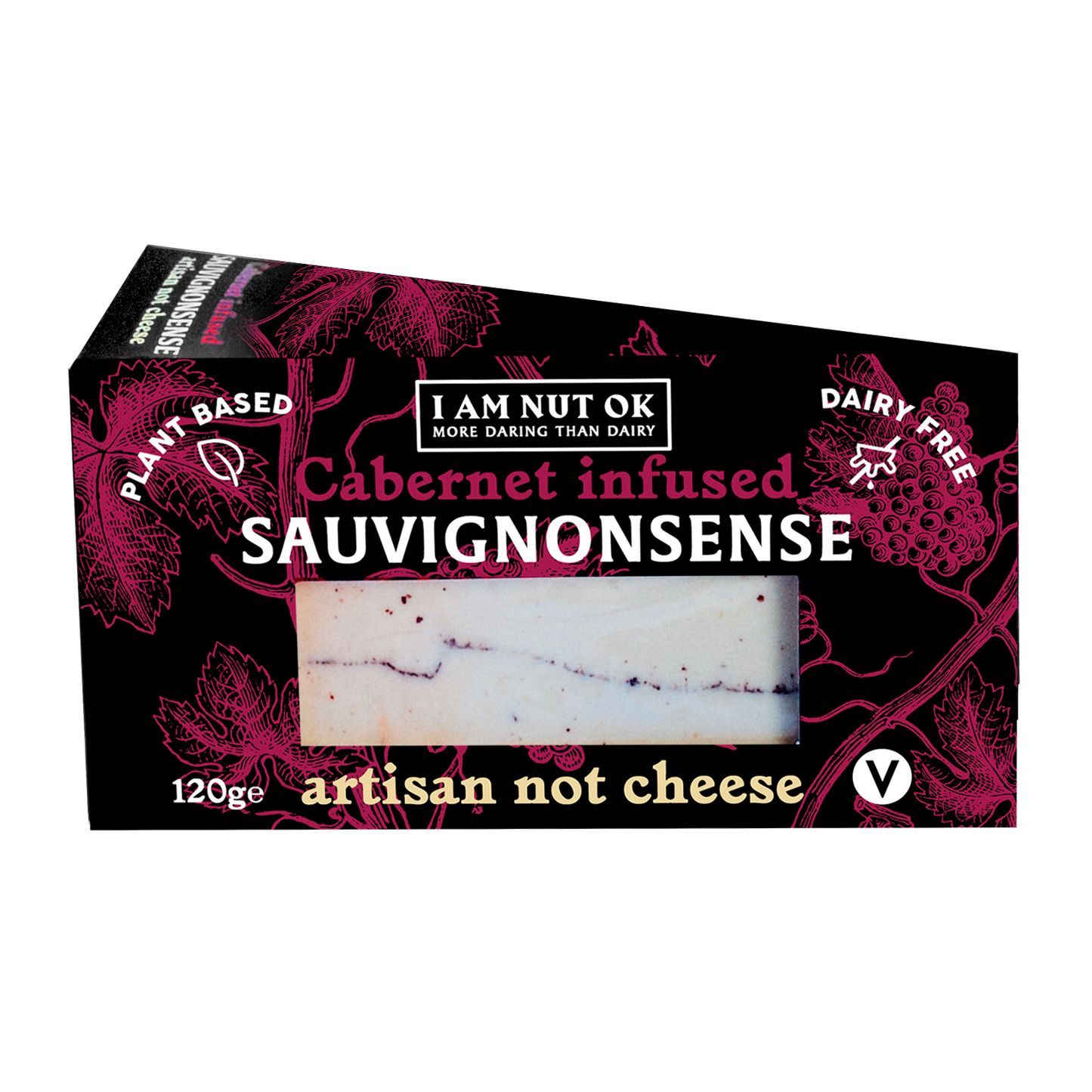 I AM NUT OK Sauvignonsense Cabernet Infused Wedge 120g
