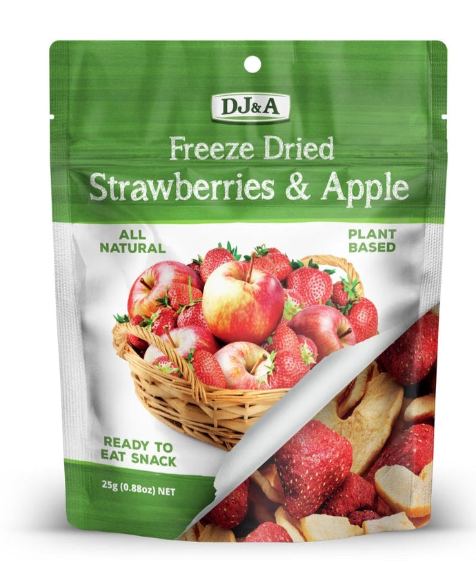 DJ&A Strawberries & Apple Freeze Dried 25g