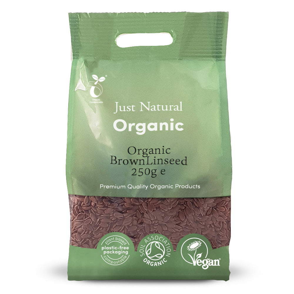 Just Natural Brown Linseed 250g