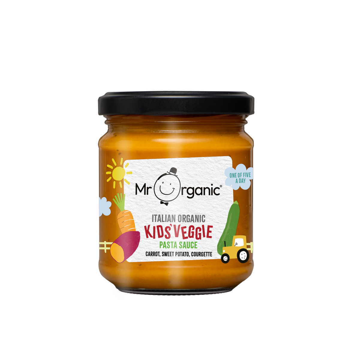 Mr Organic Kids Pasta Sauce Carrot, Sweet Potato & Courgette 200g