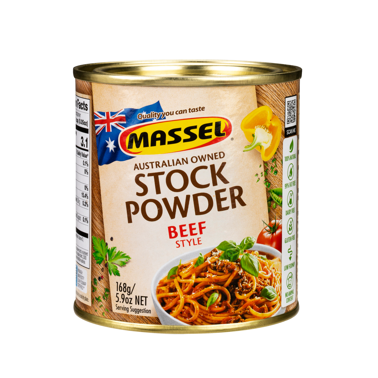 Massel Premium Stock Powder Beef Style Tub 168g