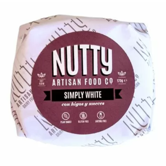 Nutty Simply White Cheese Alternative 165g