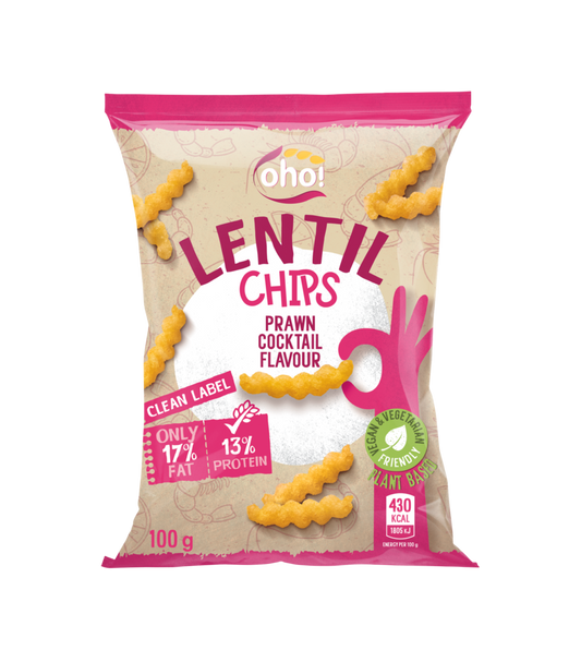 Oho! Lentil Chips Prawn Cocktail