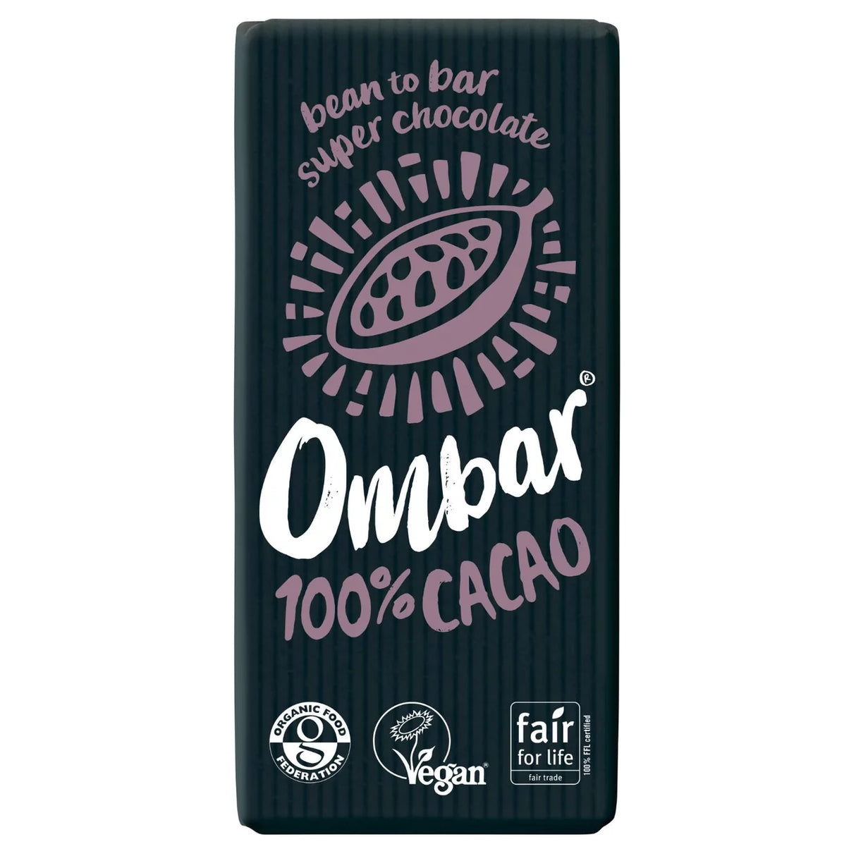 Ombar Chocolate 100% Cacao 70g