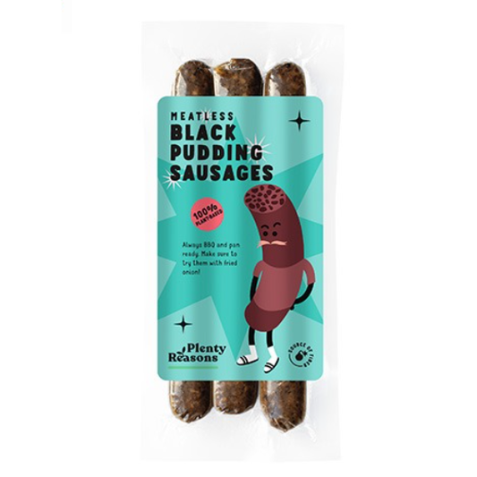 Plenty Reasons Meatless Black Pudding Sausages 210g