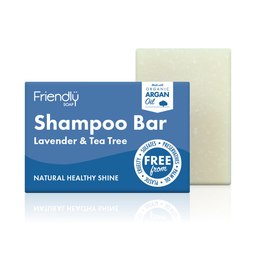 Friendly Shampoo Bar Lavender & Tea Tree 95g