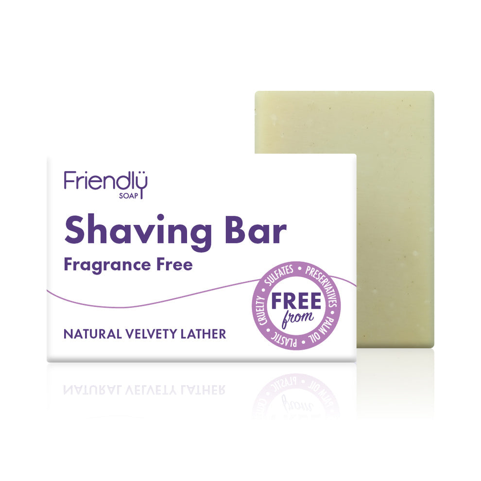 Friendly Soap - Shaving Bar Fragrance Free 95g
