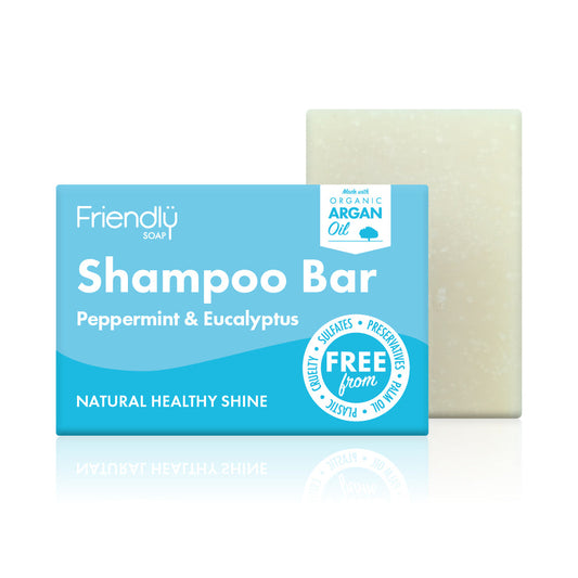 Friendly Shampoo Bar Peppermint & Eucalyptus 95g
