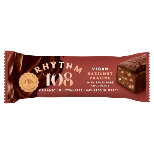 Rhythm 108 Hazelnut Praline Bar 33g