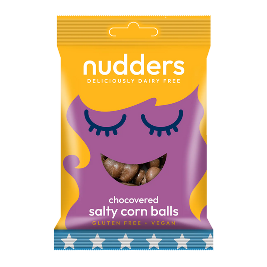 Nudders Chocovered Salty Corn Balls 55g