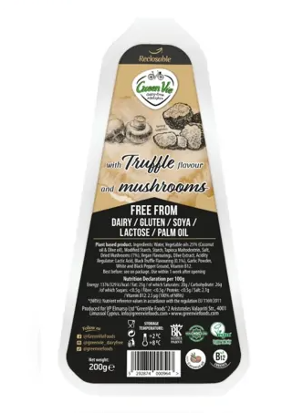 GreenVie Mushroom & Truffle Flavour Wedge 200g