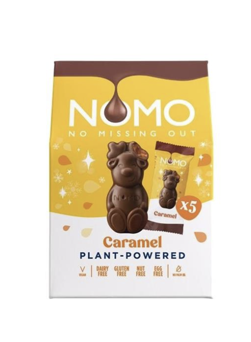 NOMO Xmas Mini Reindeer Caramel Multipack 53g