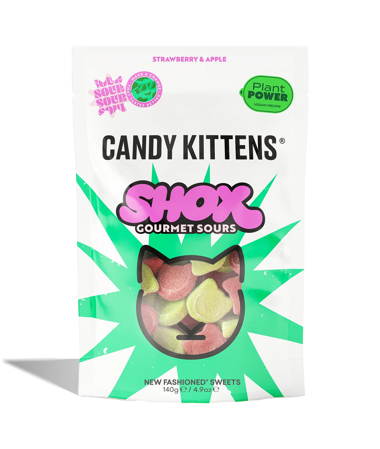 Candy Kittens Sour Shox Sweets 140g