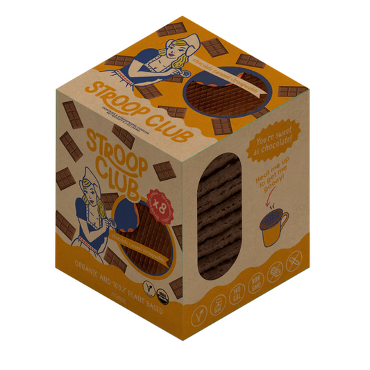 Stroopclub Stroopwafels Chocolate Caramel (8pack)