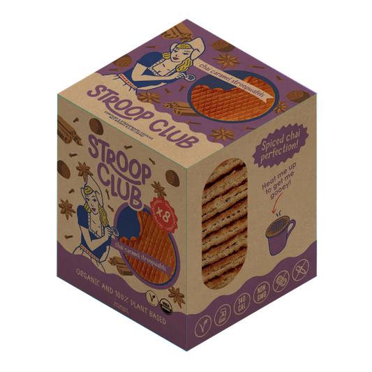 Stroopclub Stroopwafels Chai Caramel (8pack)