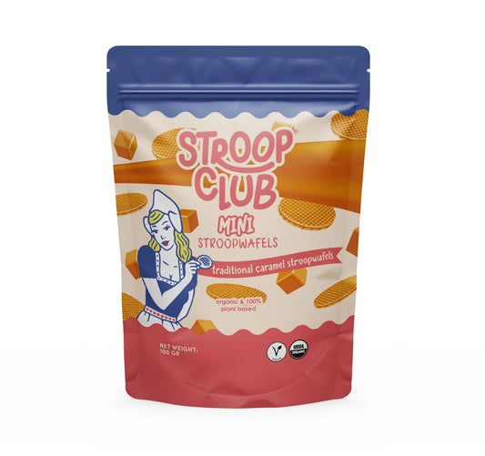 Stroopclub Stroopwafels Mini Traditional Caramel 150g