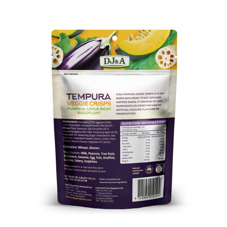 DJ&A Tempura Veggie Crisps 50g