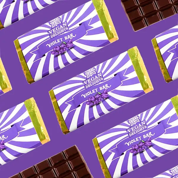 Vegan Delights Violet Bar 80g