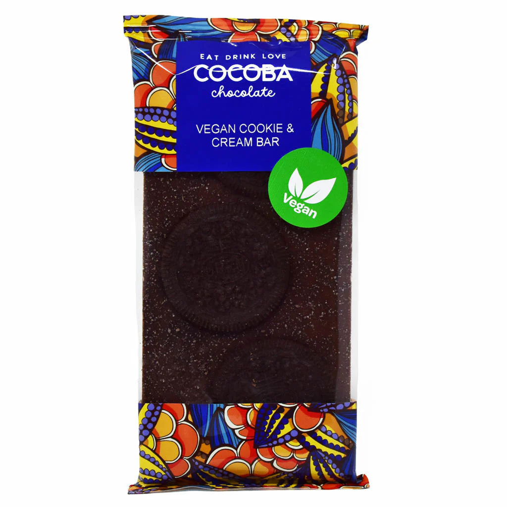 Cocoba Cookies & Cream Milk Chocolate Bar 100g