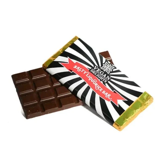 Vegan Delights Salty Liquorice Bar 80g