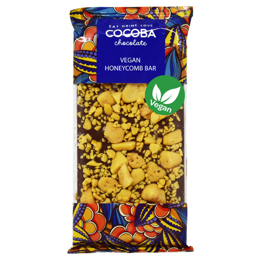 Cocoba Honeycomb Milk Chocolate Bar 100g