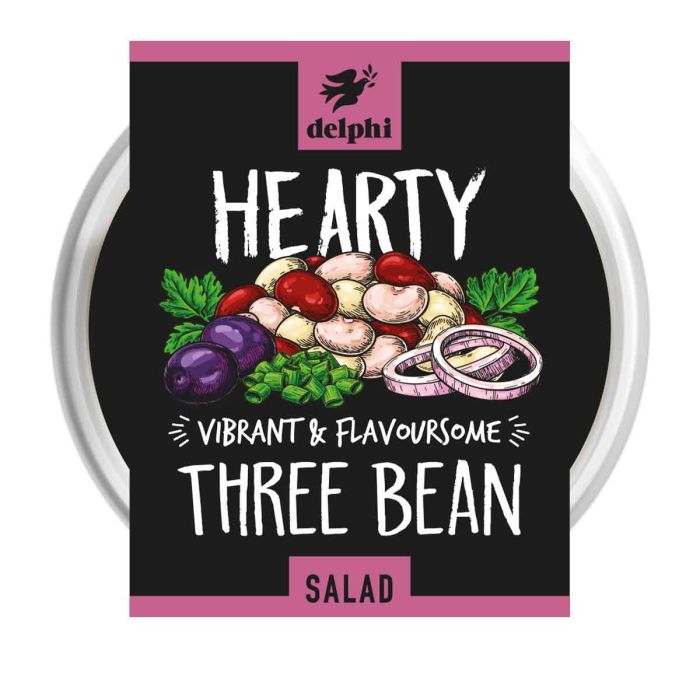 Delphi Three Bean Salad 220g