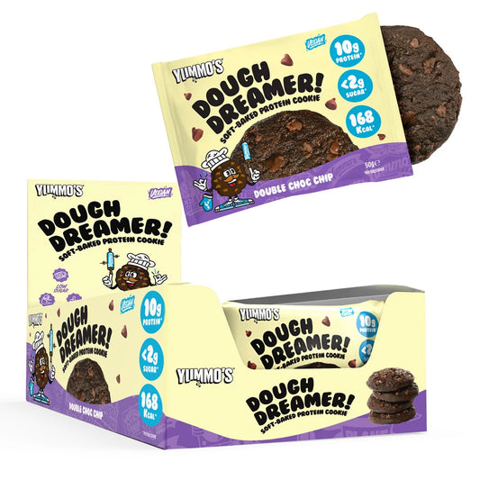 Yummos Dough Dreamer! Soft-Baked Protein Cookie Double Choc Chip