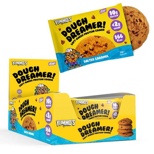 Yummos Dough Dreamer! Soft-Baked Protein Cookie Salted Caramel