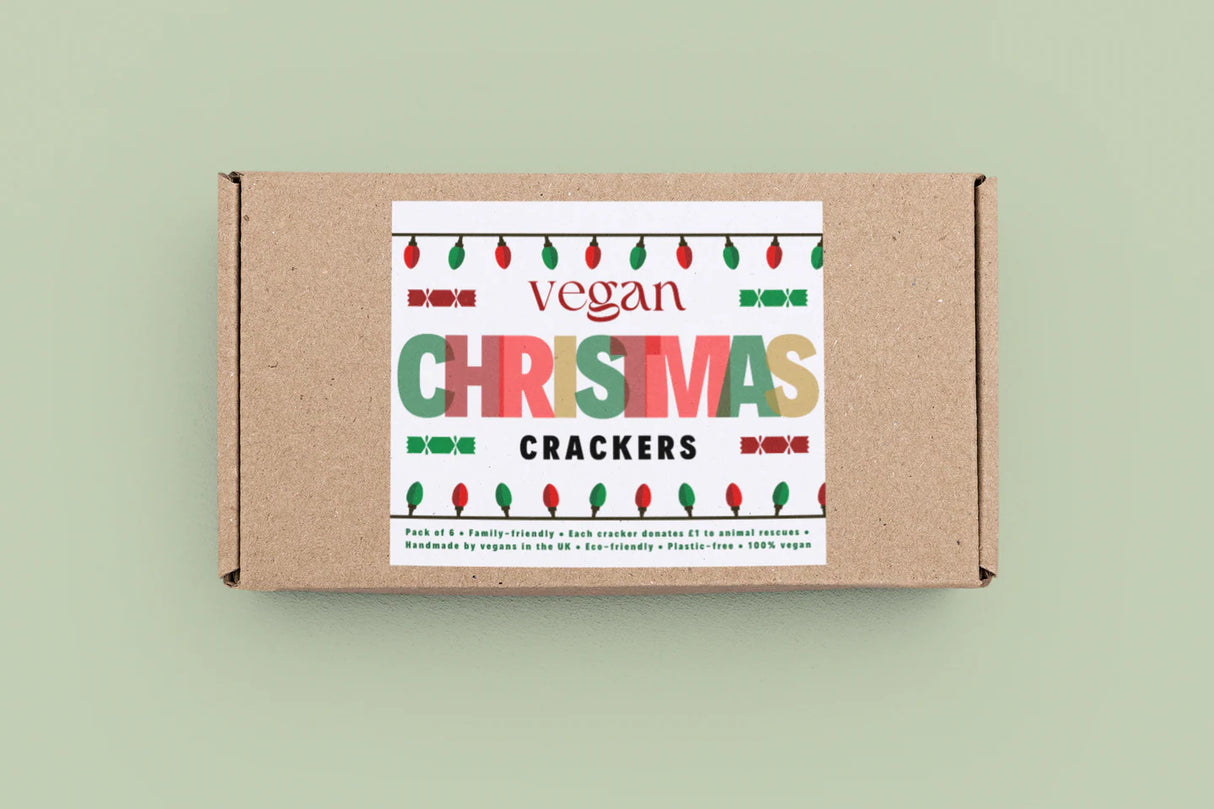 Vegan Christmas Crackers (Box of 4)