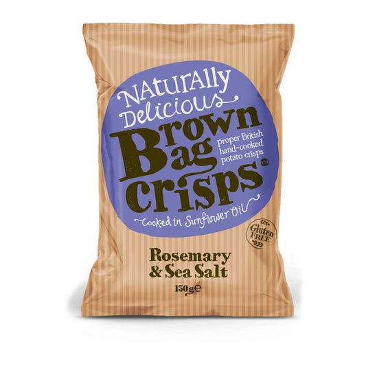 Brown Bag Crisps Rosemary & Sea Salt 150g