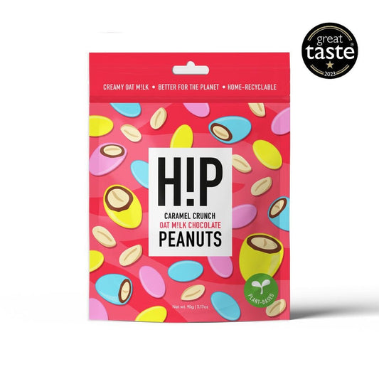 H!P Pouch Crunchy Caramel Peanuts 90g