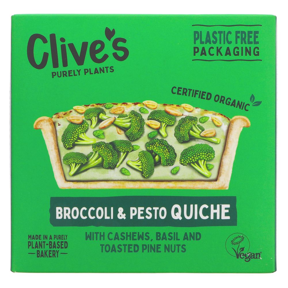 Clives - Broccoli & Pesto Quiche 165g